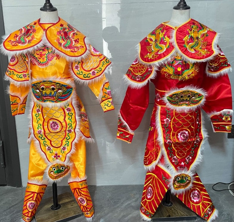 Chinese War Dance Clothing,ChaoShan Yingge Dance Clothing