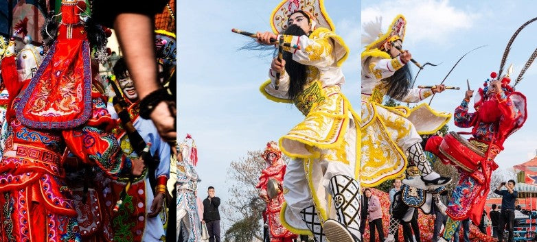 Chinese War Dance Clothing,ChaoShan Yingge Dance Clothing
