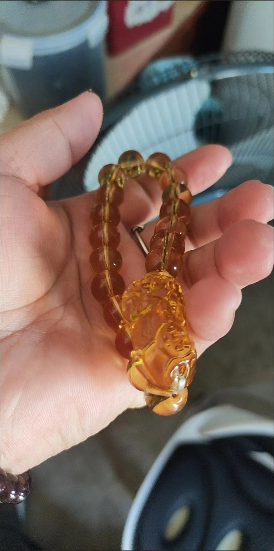 Yellow-Citrine-Pixiu-wealth-Bracelet
