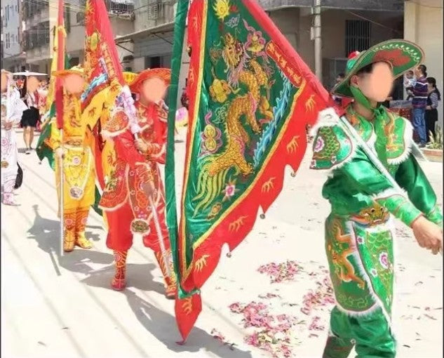 Chinese War Dance Clothing，ChaoShan Yingge Dance Clothing