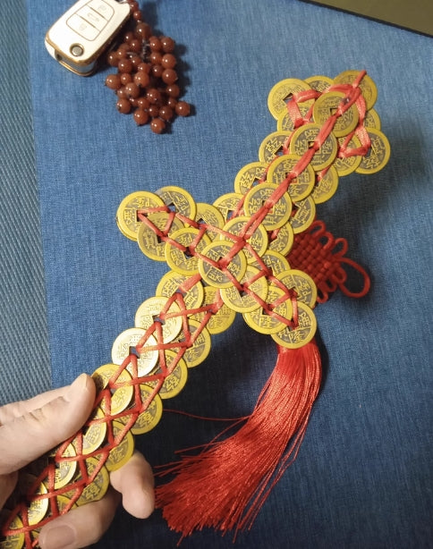 Feng Shui Brass Coin Sword：Copper Ornaments