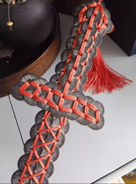 Feng Shui Brass Coin Sword：Copper Ornaments