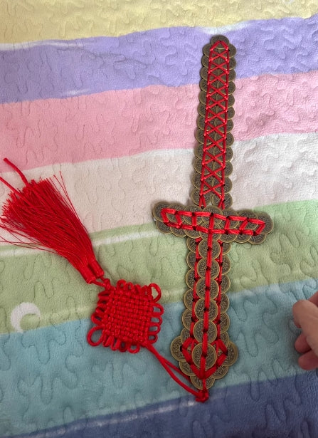 Feng Shui Brass Coin Sword：Copper Ornaments