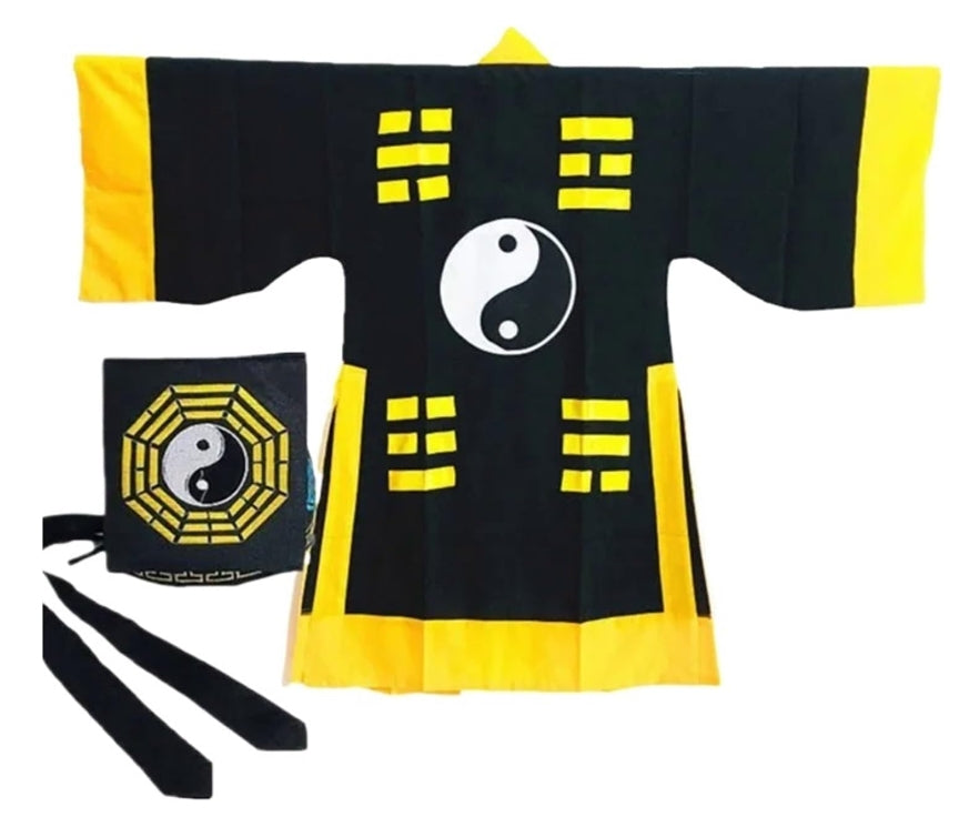 Taoism Robe Taoist Long Robes:Feng Shui Clothing,Daopao Clothing with Hat – FengShuiDiy