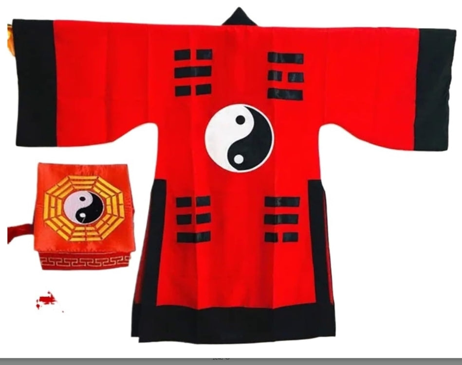 Taoism Robe Taoist Long Robes:Feng Shui Clothing,Daopao Clothing with Hat – FengShuiDiy