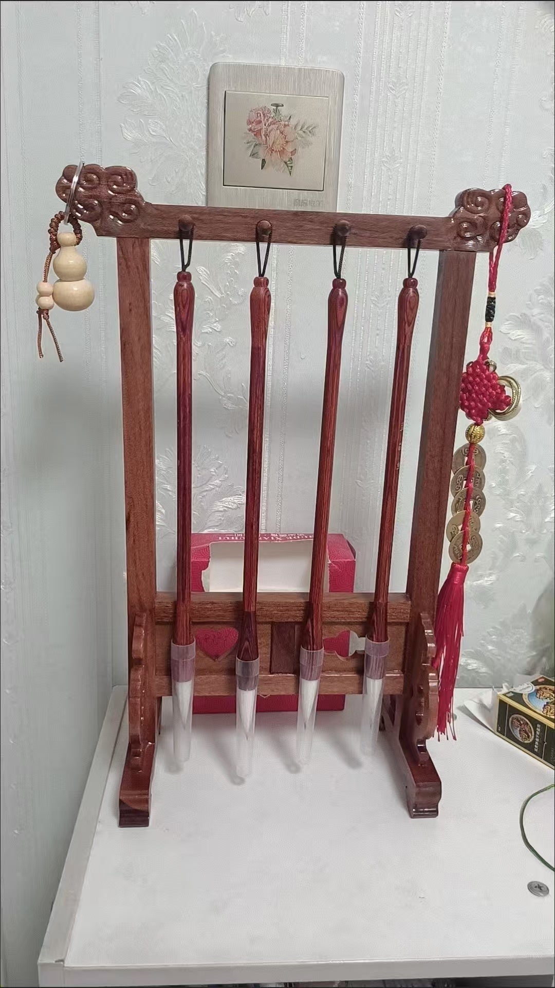 WenChang-Pen-Rack-4-Pieces-Hanging-Set-Feng- Shui-Ornament-