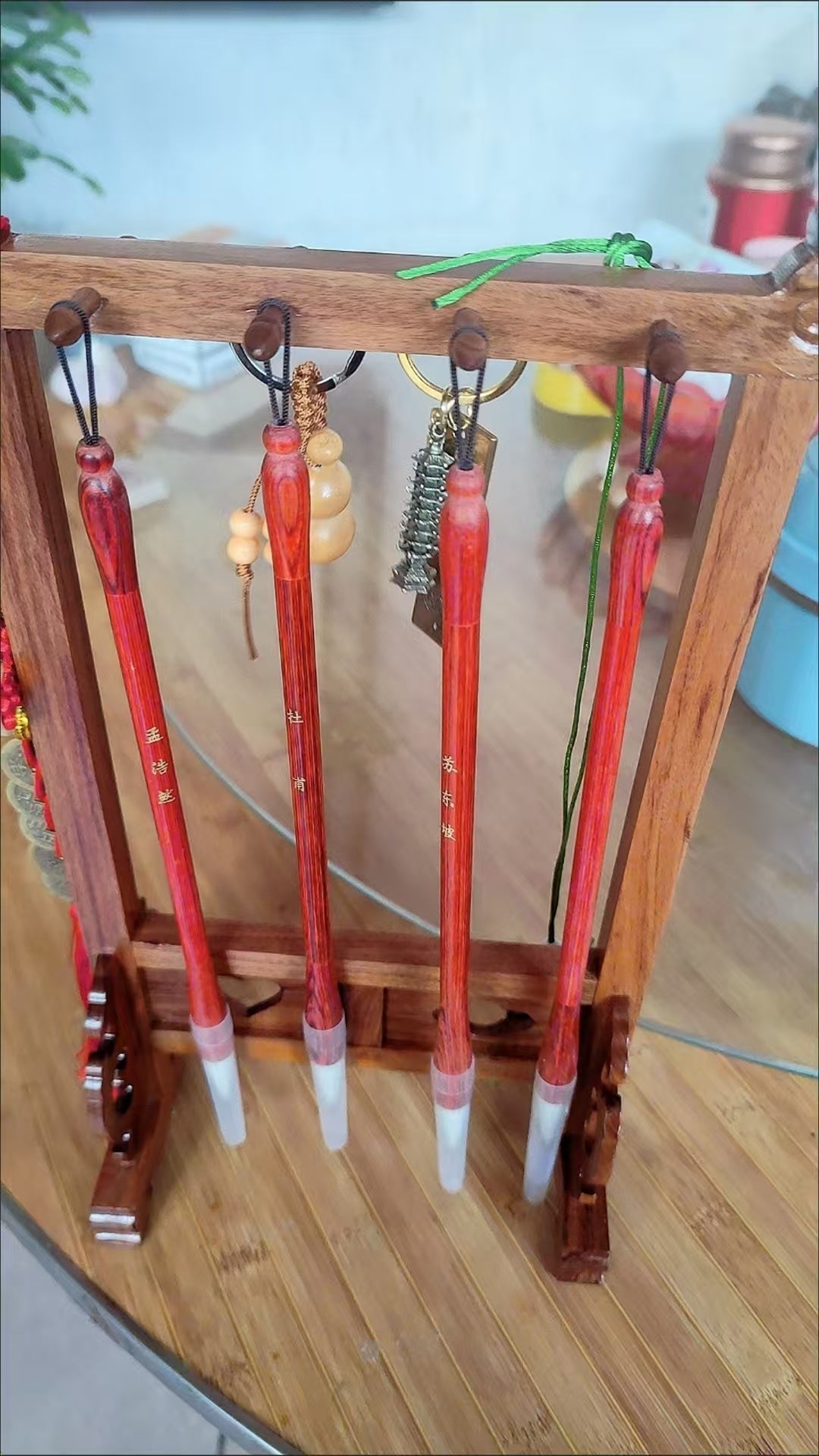 WenChang-Pen-Rack-4-Pieces-Hanging-Set-Feng- Shui-Ornament