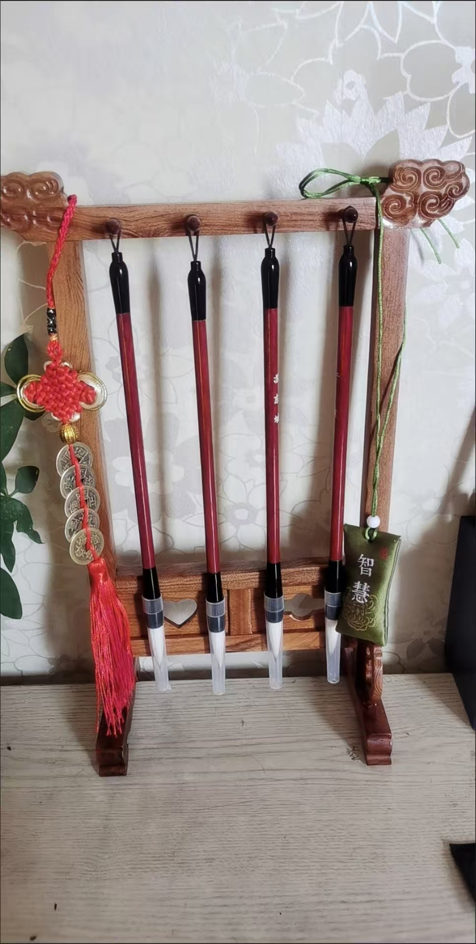 WenChang-Pen-Rack-4-Pieces-Hanging-Set-Feng- Shui-Ornament-