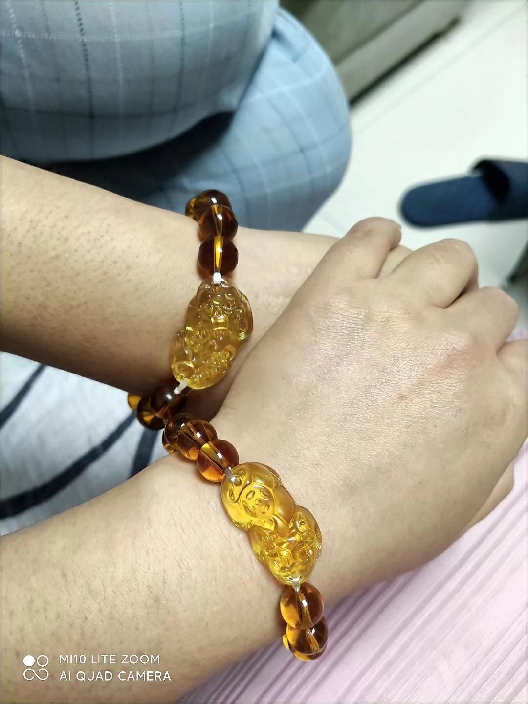 Yellow-Citrine-Pixiu-wealth-Bracelet