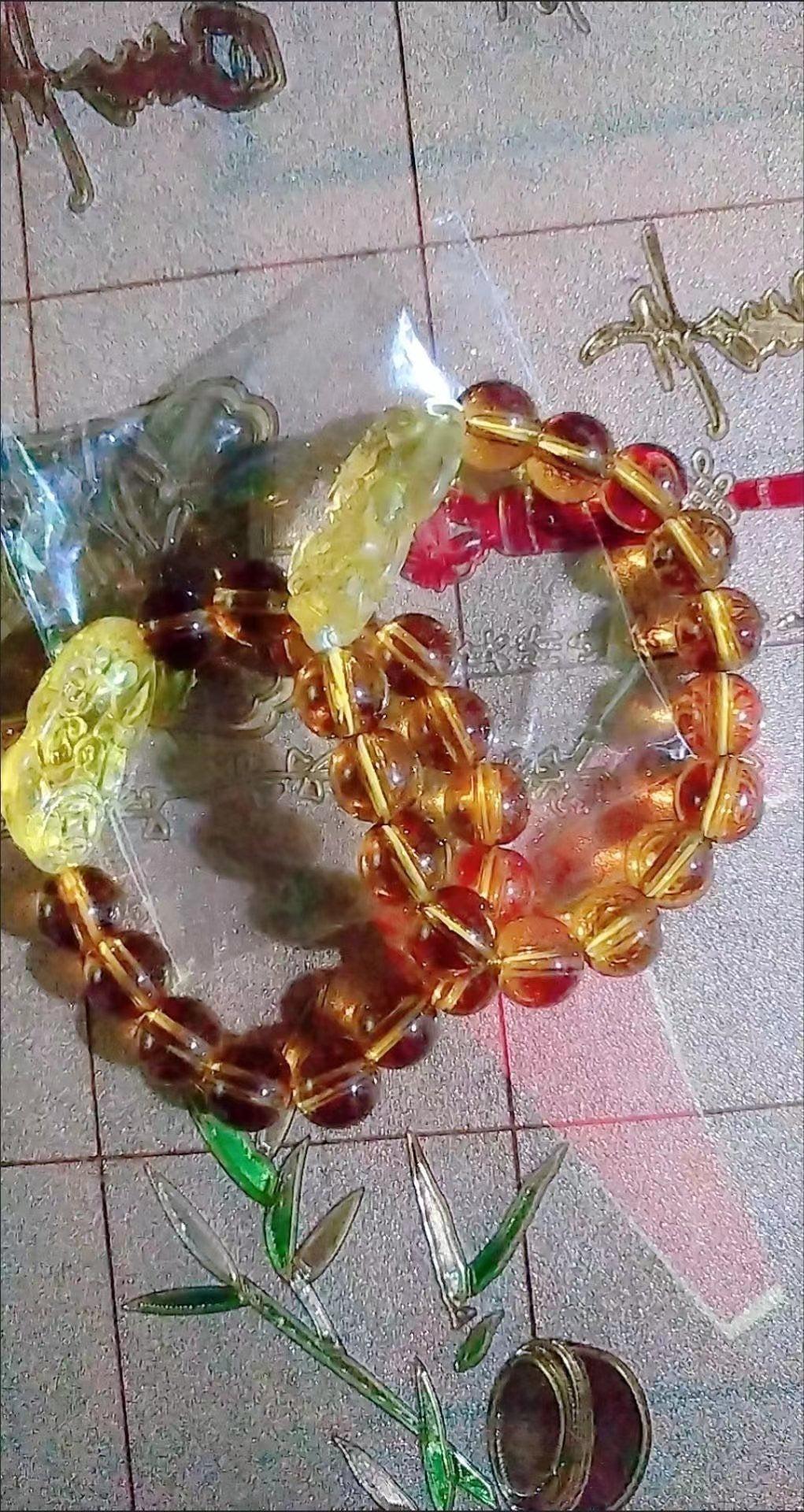 Yellow-Citrine-Pixiu-wealth-Bracelet